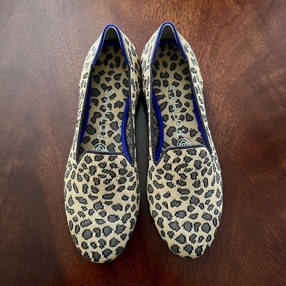 NWOB Women's Rothy's Animal‎ Leopard Cheetah Print Flats Loafers Shoes Size 7 - Picture 2 of 4
